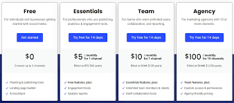 social media agency pricing